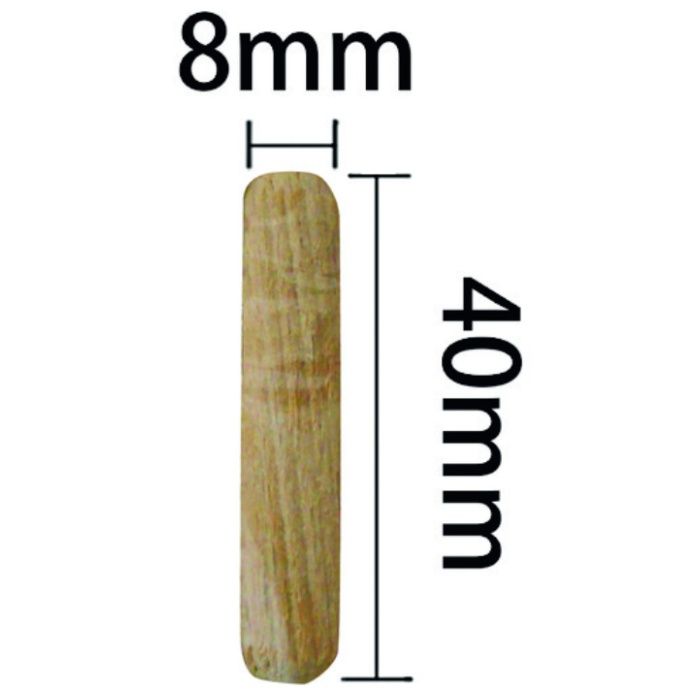 WAKI　木工ダボ　8X40　100個入り　DB-029　7015100
