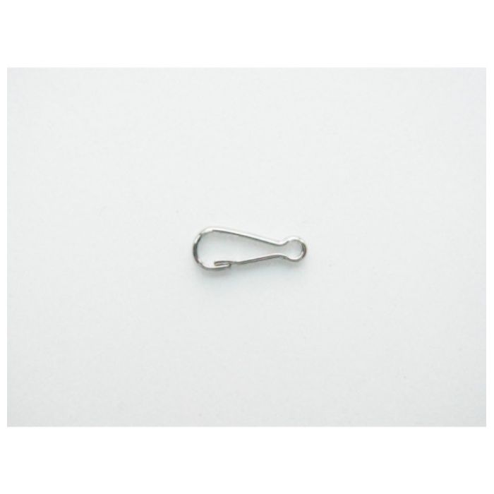 ニッサチェイン　ニッケル甲丸スナップ　17mm　(2個入)