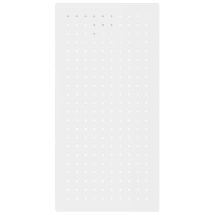 光　スチールパンチングボード　ホワイト　約300×600mm