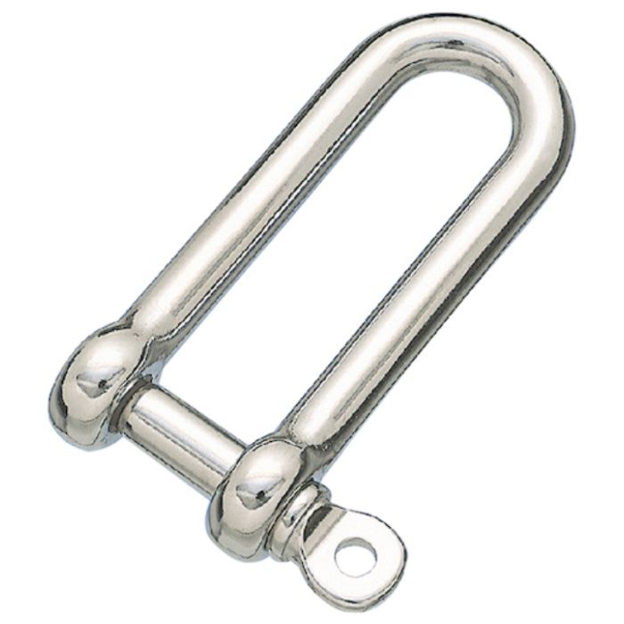 水本　ステンレス　ロングネジシャックル　長さ48mm内幅12mm