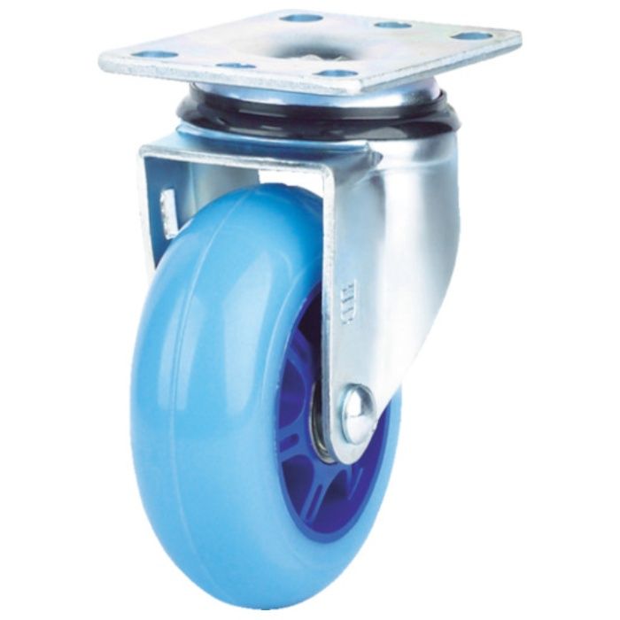 SAMSONG　高弾性ウレタンキャスター　自在　PU車　76mm