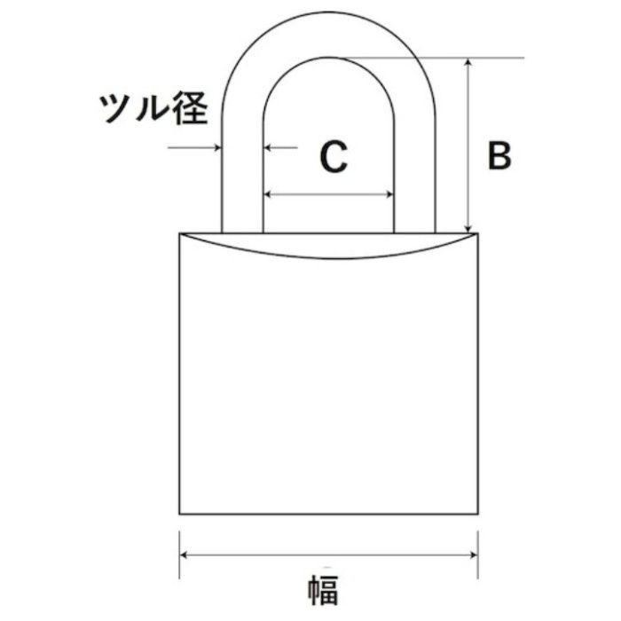 WAKI　別注シリンダー錠　TWE-TF　40MM