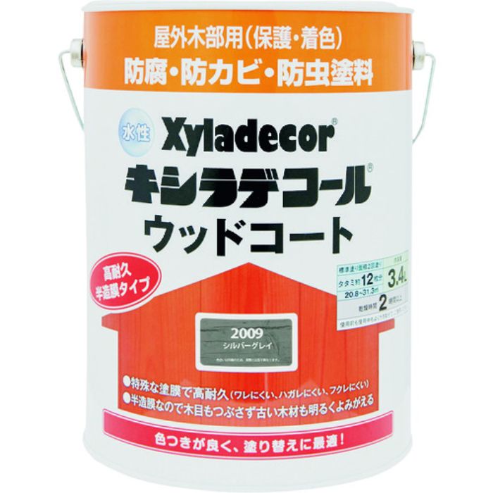 KANSAI 水性XDウッドコートS シルバグレイ3.4L(Tcode:1528808)
