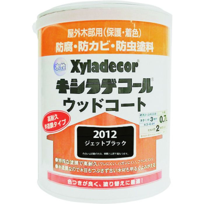 KANSAI 水性XDウッドコートS ジェットブラック 0.7L(Tcode:1528821)