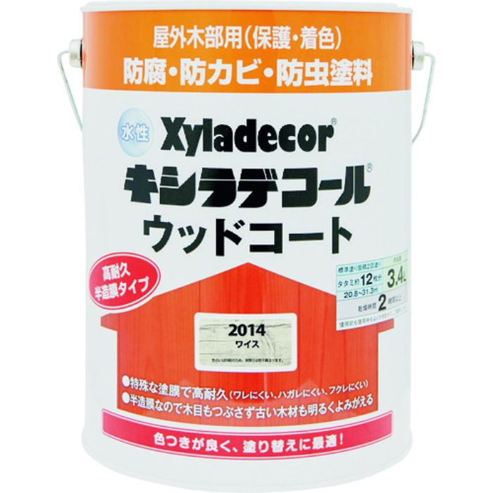 KANSAI 水性XDウッドコートS ワイス 3.4L(Tcode:1528840)