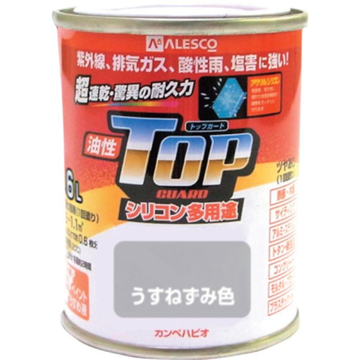 KANSAI カンペ 油性トップガード1.6Lうすねずみ色(Tcode:3652025)