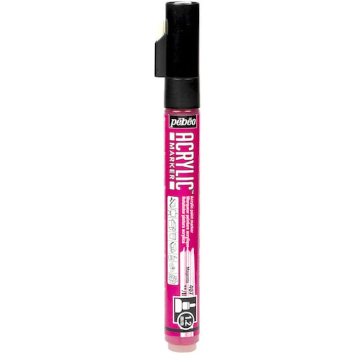 ペベオ アクリリックマーカー 1.2mm 細ラウンド マゼンタ(Tcode:5463401)