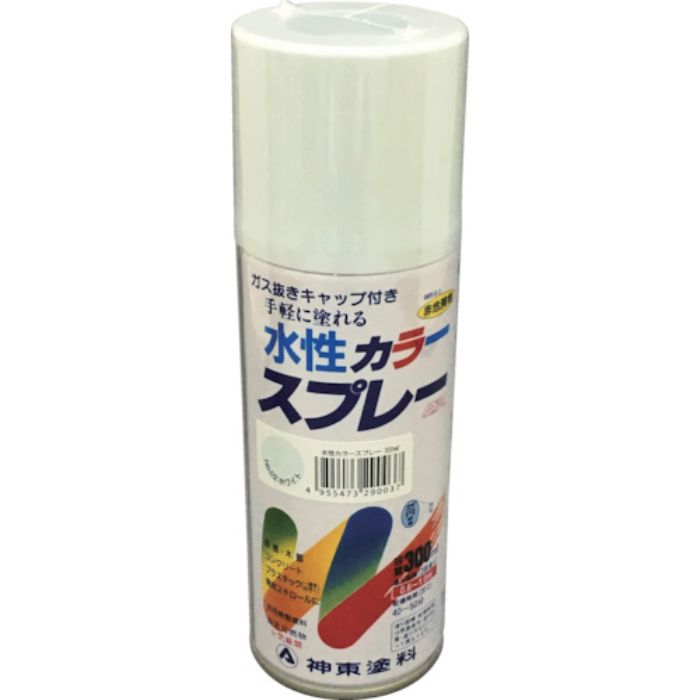 シントー 水性カラースプレー ホワイト 300ML(Tcode:4797931)