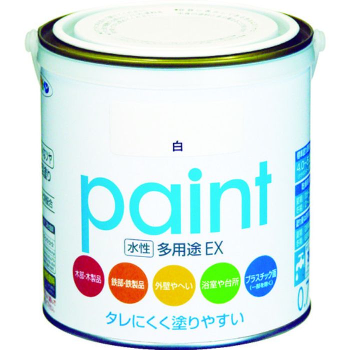 アサヒペン 水性多用途EX 0.7L 白(Tcode:4450311)