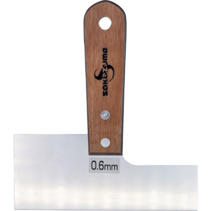 SAKAZUME マルチ寸ベラ0.6mm厚x120mm(Tcode:2375955)