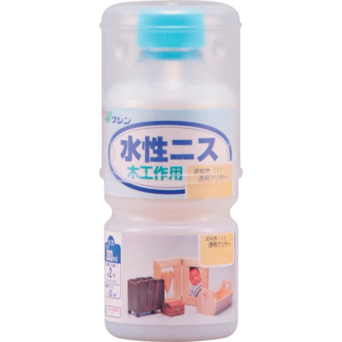和信ペイント 水性ニス 透明クリヤー  300ml(Tcode:5290443)