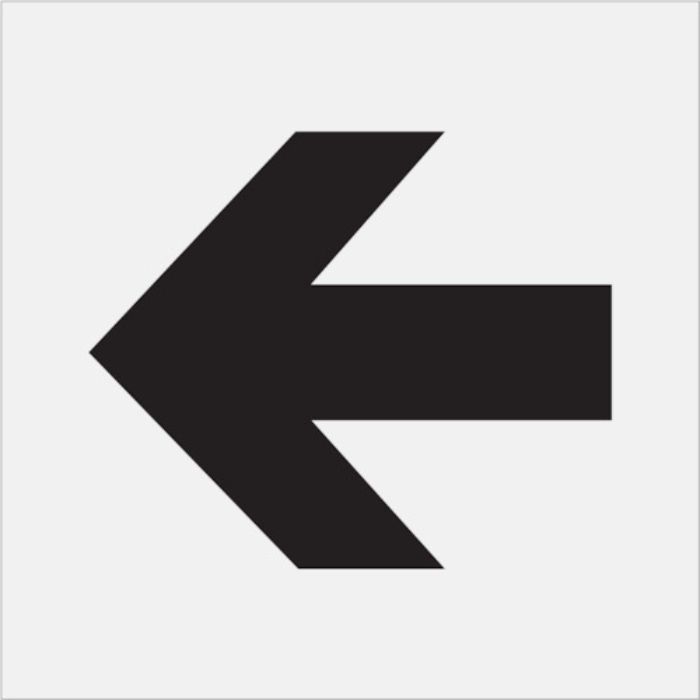 IM ステンシル 矢印(大) 文字サイズ225×270mm(Tcode:4341091)