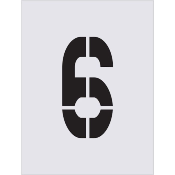 IM ステンシル 6 文字サイズ250×125mm(Tcode:4341660)