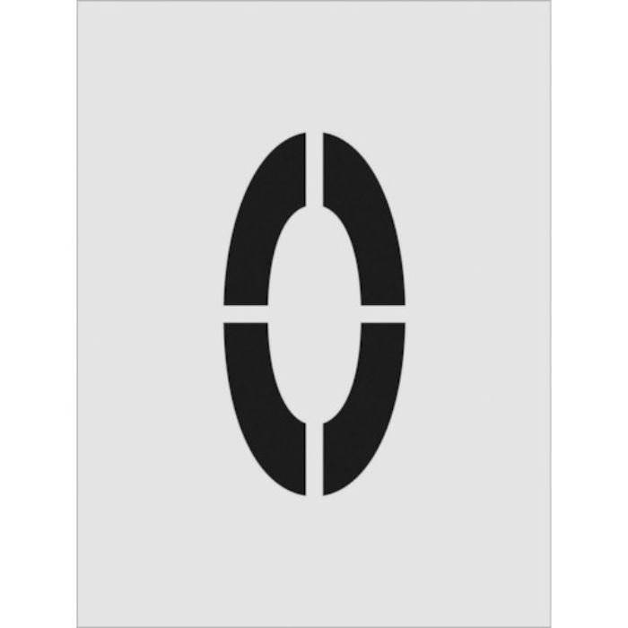 IM ステンシル O 文字サイズ250×125mm(Tcode:8186162)