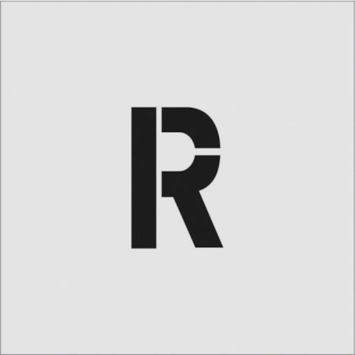 IM ステンシル R 文字サイズ100×65mm(Tcode:8186102)