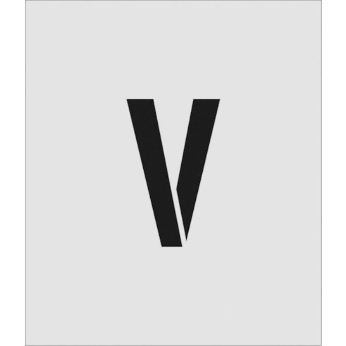 IM ステンシル V 文字サイズ150×95mm(Tcode:8186139)