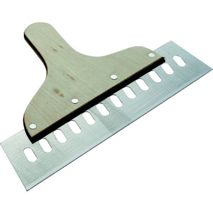 TRUSCO 軽量ステンレス地ベラ 穴あき 厚み1.2 幅240ミリ(Tcode:2072255)