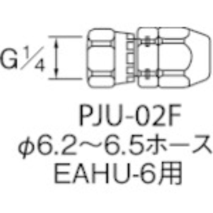 アネスト岩田 塗装ホース用継手 ホースジョイント 接続部ステンレス G1/4袋ナット(Tcode:2836394)