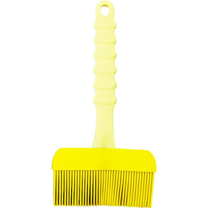 TRUSCO シリコン刷毛 刷毛幅100mm 黄(Tcode:1156795)
