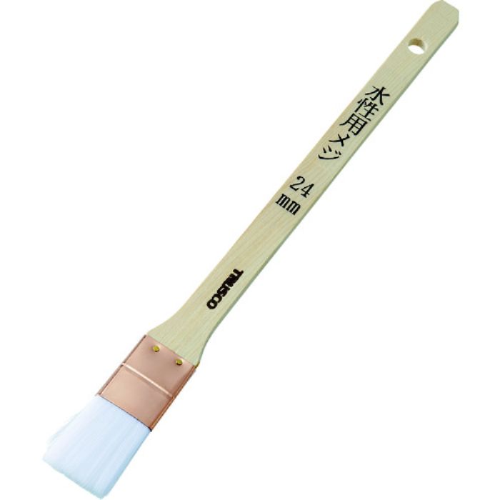 TRUSCO 水性用目地刷毛 平 8号 24mm(Tcode:4792106)