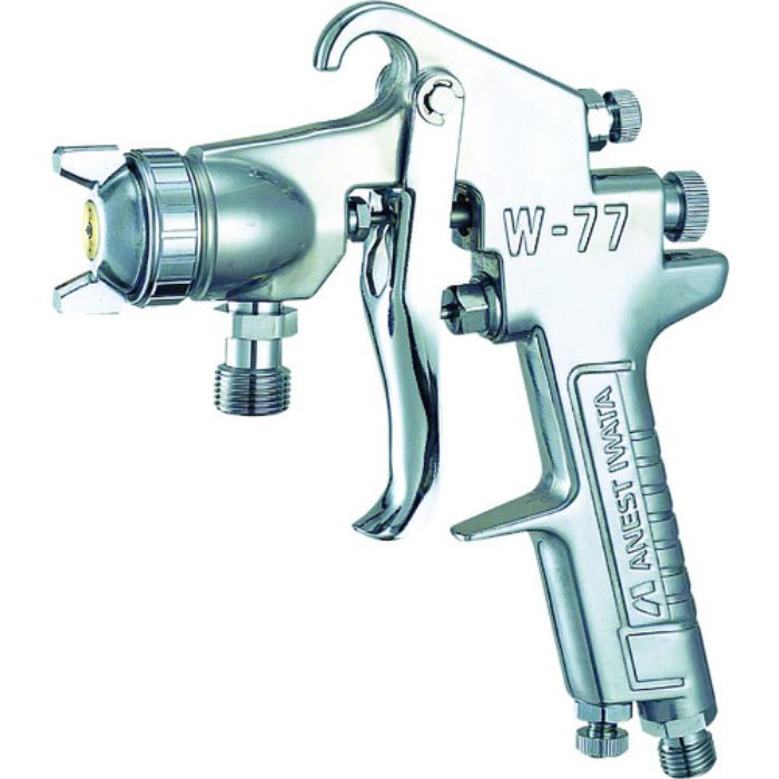 アネスト岩田 中形スプレーガン 圧送式 ノズル口径 Φ1.2 空気使用量430L/min(Tcode:7562551)