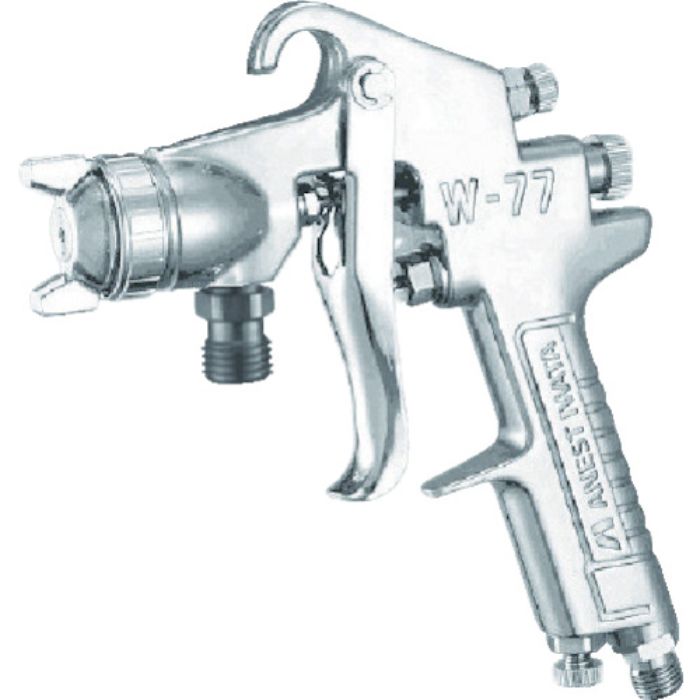 アネスト岩田 中形スプレーガン 吸上式 ノズル口径 Φ1.5 空気使用量180L/min(Tcode:7562560)