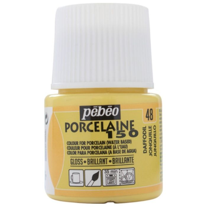 Pebeo　ポーセレン　150　パステル色　ダファディル　48