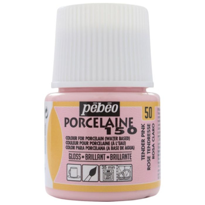 Pebeo　ポーセレン　150　パステル色　テンダーピンク　50