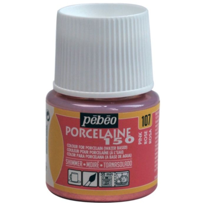 Pebeo　ポーセレン　150　シマーシマーピンク　107