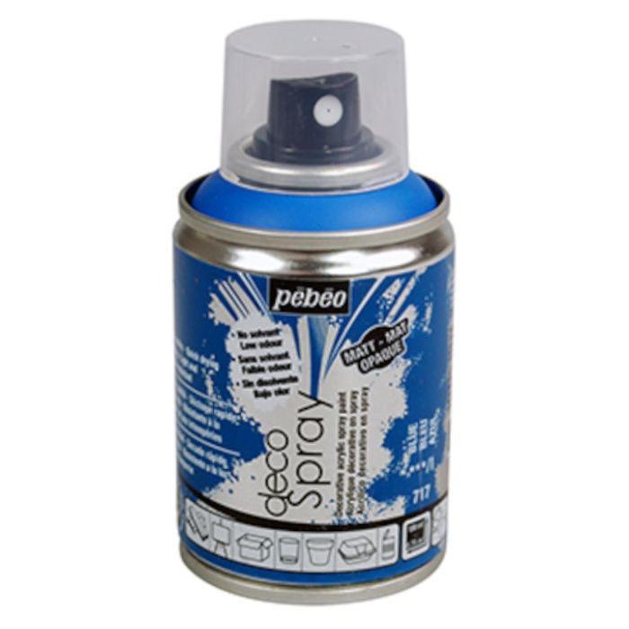 Pebeo　デコスプレー　100ml　マット色　ブルー
