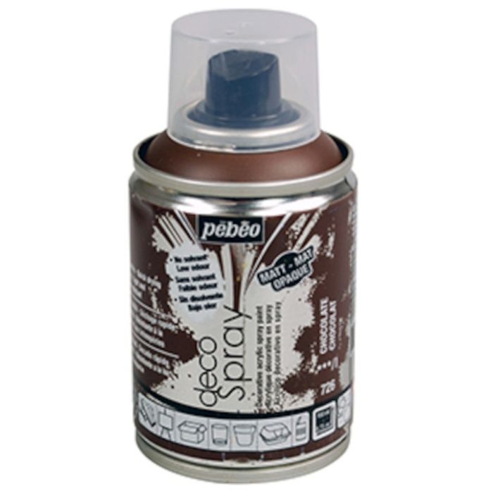 Pebeo　デコスプレー　100ml　マット色　チョコレート