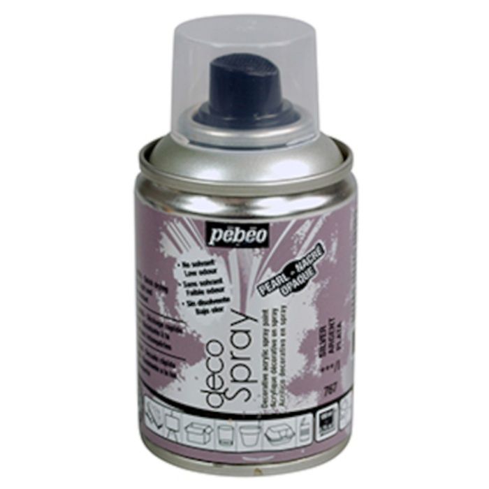 Pebeo　デコスプレー　100ml　マット色　パール色　シルバー