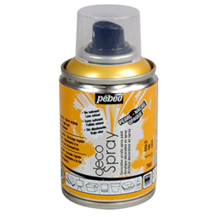 Pebeo　デコスプレー　100ml　マット色　パール色　ゴールド