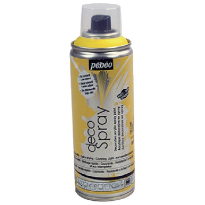 Pebeo　デコスプレー200ml　マット色　イエロー