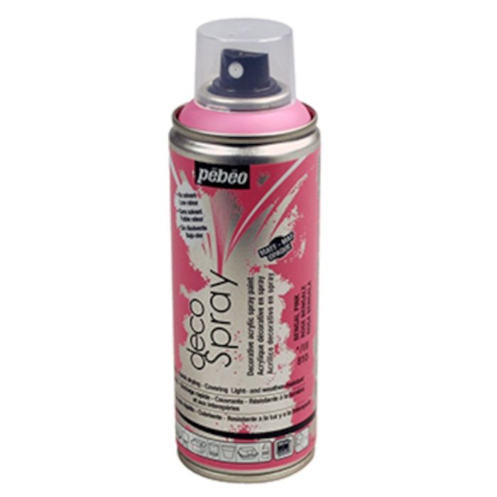 Pebeo　デコスプレー200ml　マット色　ベンガルピンク
