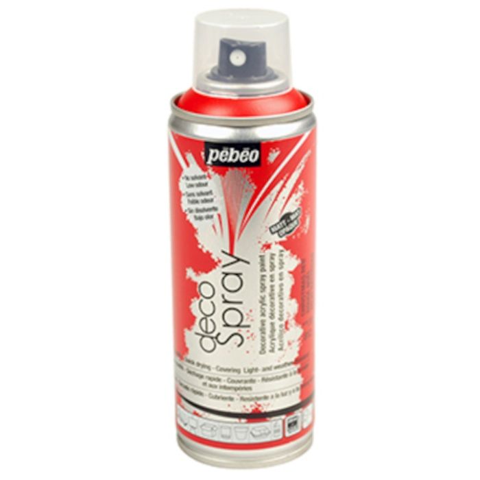 Pebeo　デコスプレー200ml　マット色　クリスマスレッド