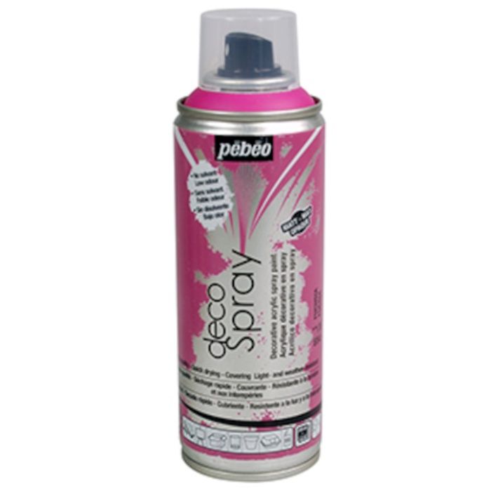 Pebeo　デコスプレー200ml　マット色　フクシア