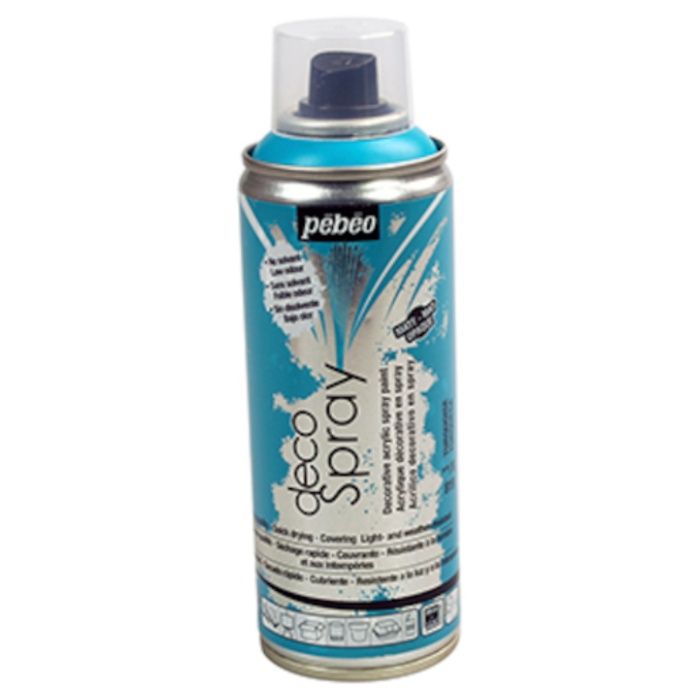 Pebeo　デコスプレー200ml　マット色　ターコイズ