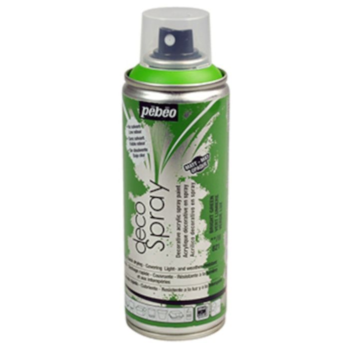 Pebeo　デコスプレー200ml　マット色　ブライトグリーン