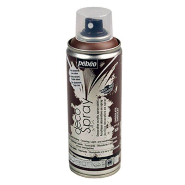 Pebeo　デコスプレー200ml　マット色　チョコレート