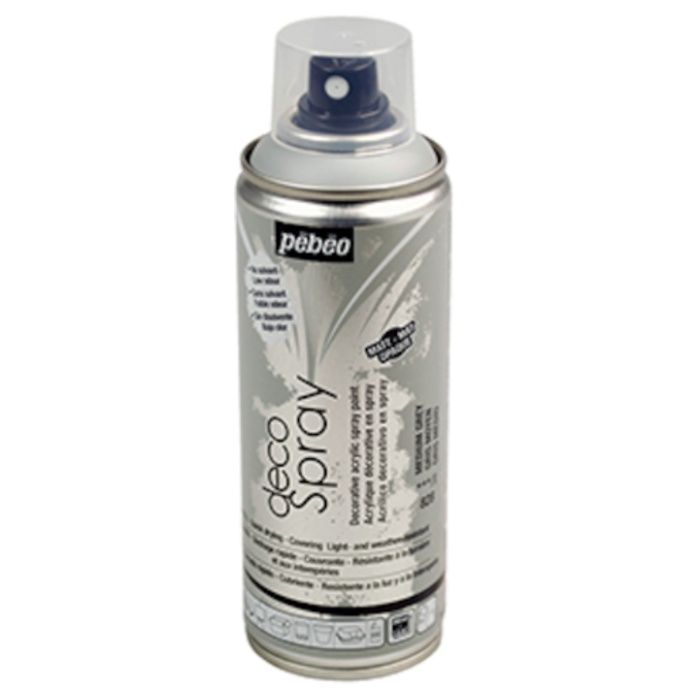 Pebeo　デコスプレー200ml　マット色　ミディアムグレイ