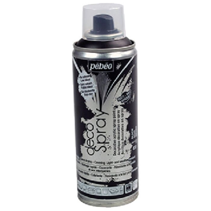 Pebeo　デコスプレー200ml　マット色　ブラック