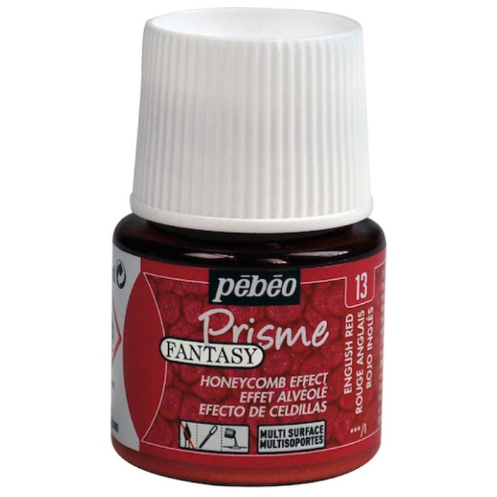 Pebeo　ファンタジープリズム45ml　NO.13イングリッシュレッド