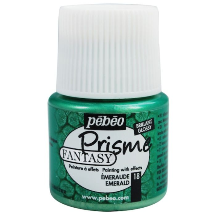 Pebeo　ファンタジープリズム45ml　NO.18エメラルド