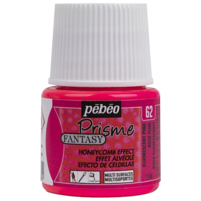 Pebeo　ファンタジープリズム45ml　NO.62　蛍光ピンク