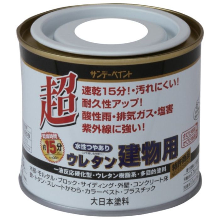 サンデーペイント　水性つや有りウレタン建物用　とうめい　200M