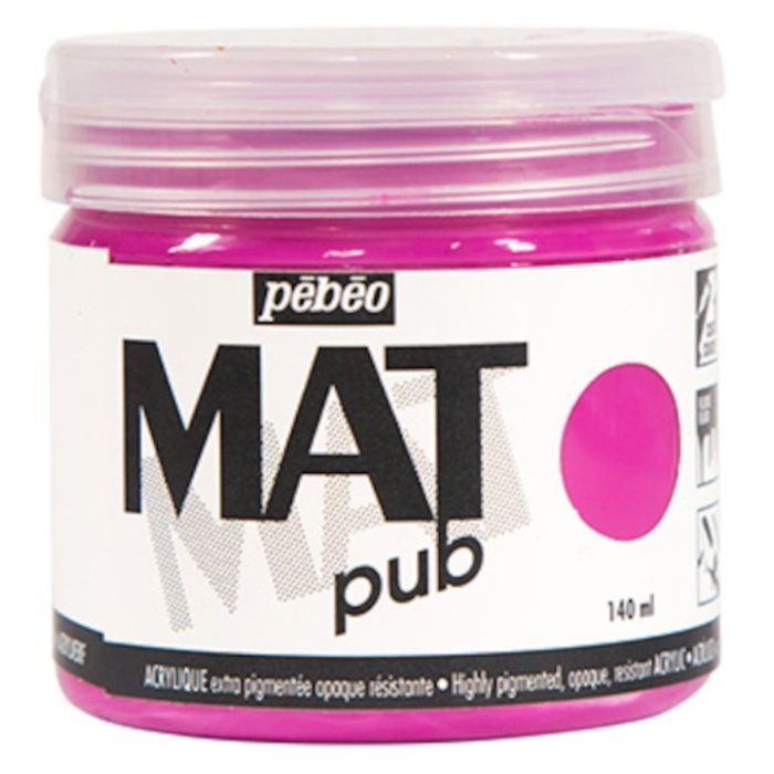 Pebeo　マットピュブ　140ml　NO.08　チリアンピンク