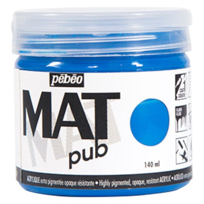 Pebeo　マットピュブ　140ml　NO.11　コバルトブルー