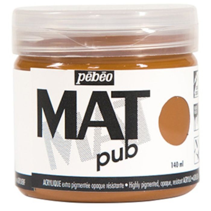 Pebeo　マットピュブ　140ml　NO.19　ローシェンナ