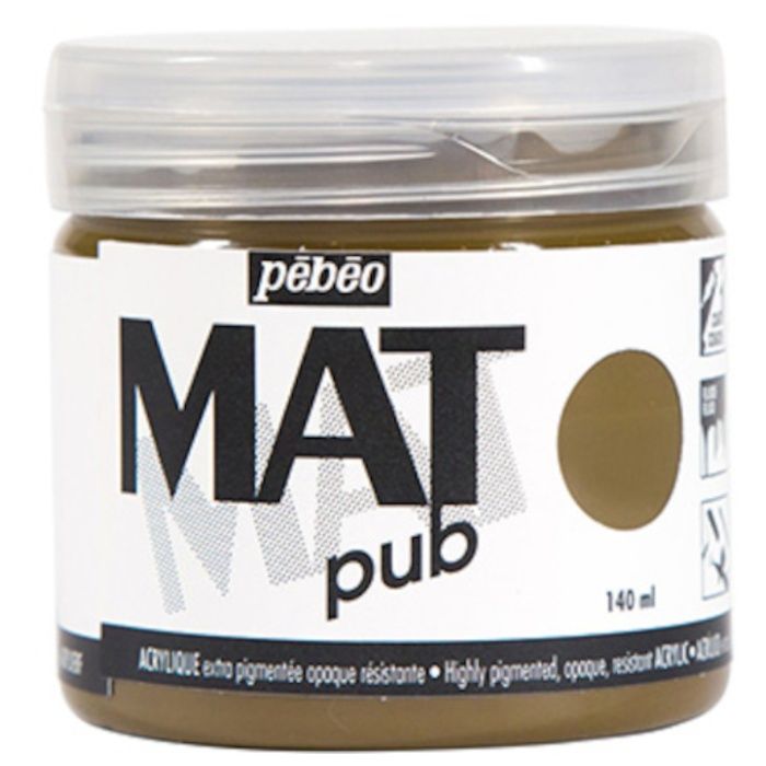 Pebeo　マットピュブ　140ml　NO.21　ローアンバー